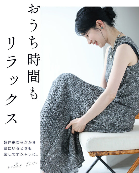 夏専用 涼しい 重ね着ワンピース