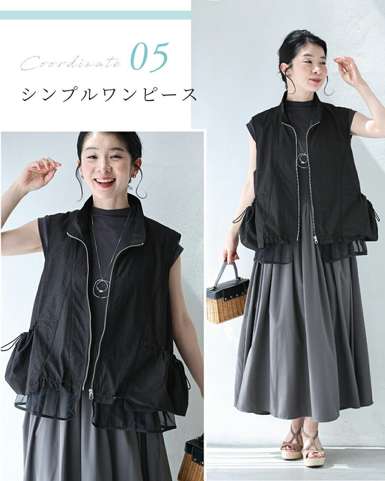 ふわっと軽量 立体フォルムベスト