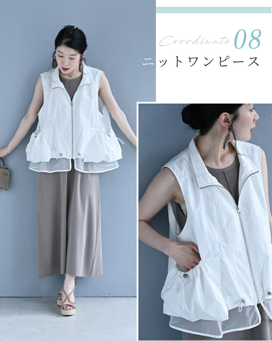 ふわっと軽量 立体フォルムベスト