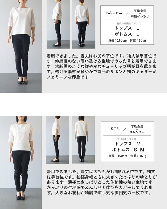 鮮やかな赤い花の水彩画ブラウストップス