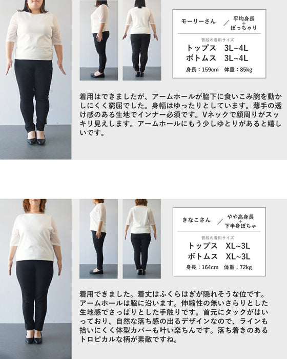 南国の果実を描くトロピカルロングワンピース