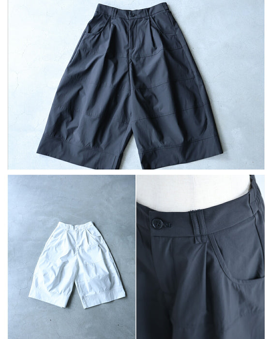 膝まで隠せる ハーフパンツ