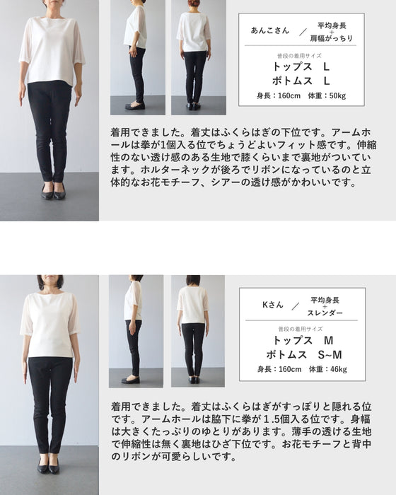 季節を彩る紫陽花ロングワンピース