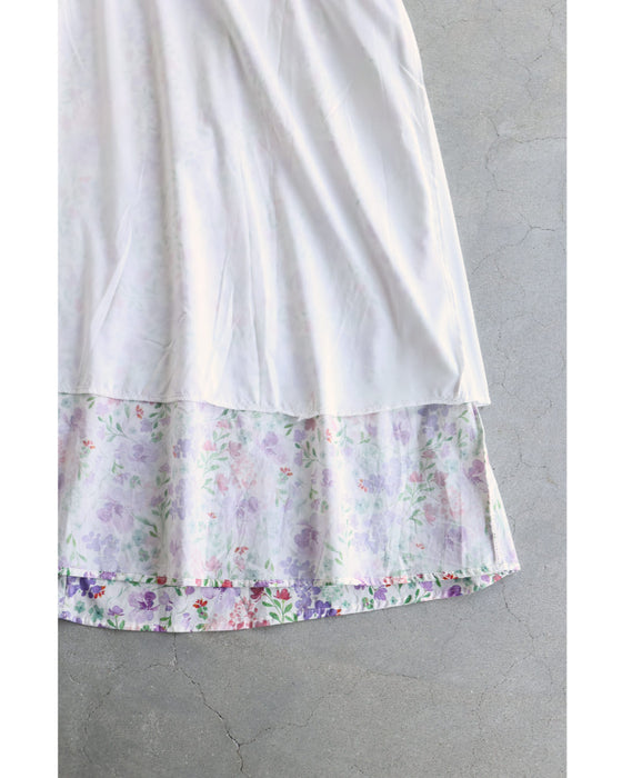 初夏に揺れる花のイングリッシュガーデンロングワンピース