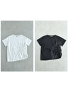 紫陽花シャーリングTシャツトップス