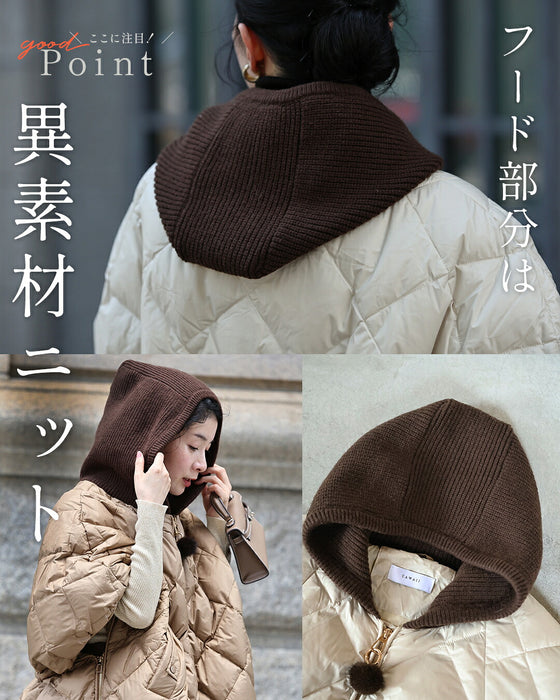 ダウンのケープ