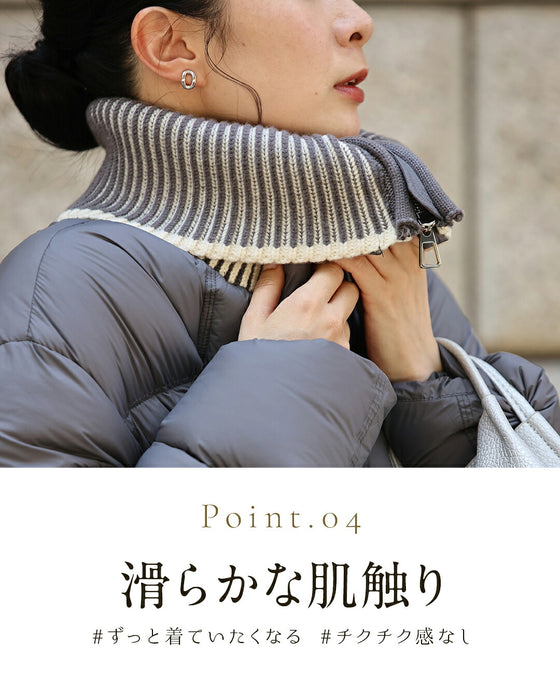 【予約商品】小顔みえ 大きな襟の2wayショートダウン