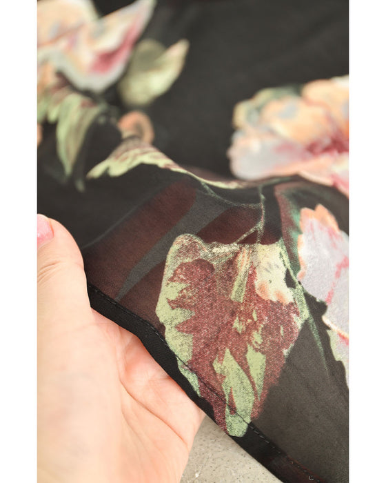 薔薇広がる絵画のようなシアーチュニック