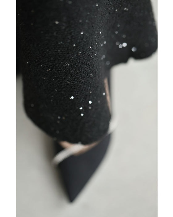 煌めきまとう 宝石マーメイドスカート