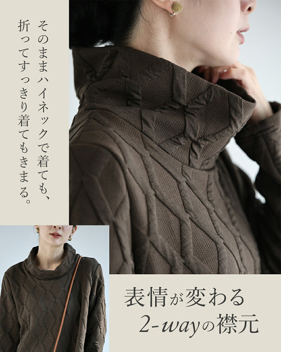 立体ダイヤラインのミニワンピース