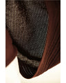 ドルマンスリットのドッキングカーディガンニットトップス