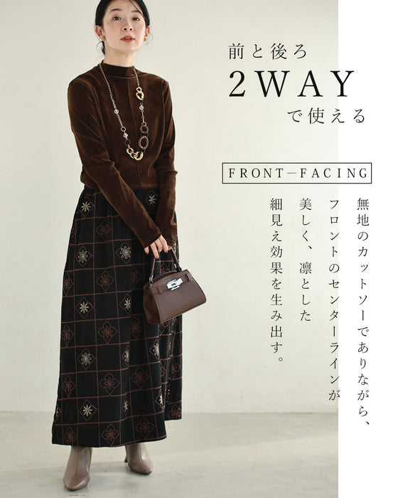冬のベロアインナー