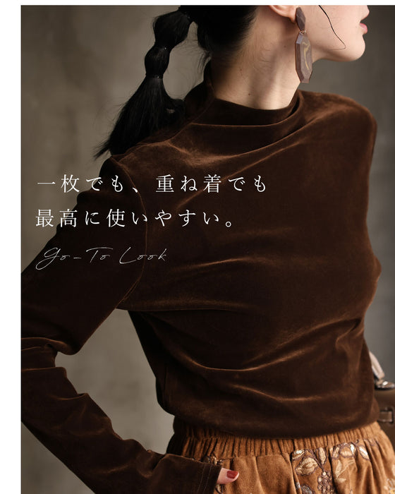 冬のベロアインナー