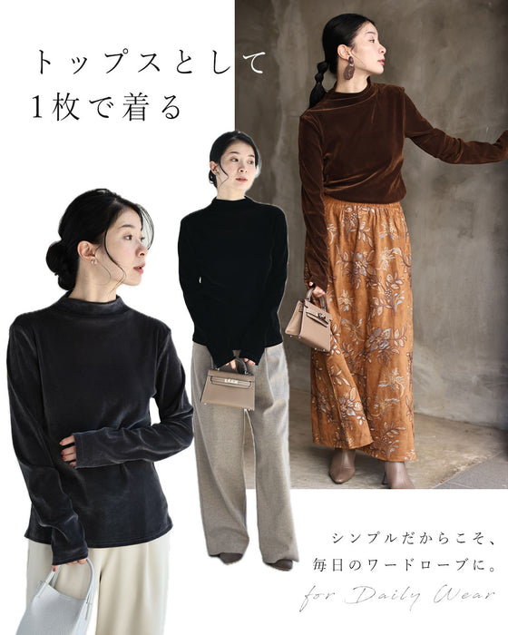 冬のベロアインナー
