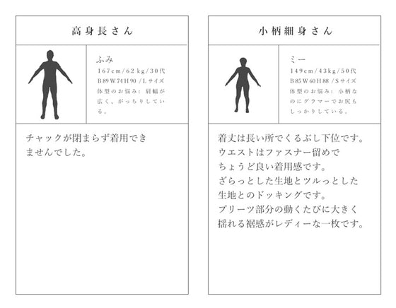 【セール商品返品交換不可】幅違いのプリーツを愉しむアシンメトリースカート