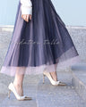 (ネイビー)グラデーションチュールスカート