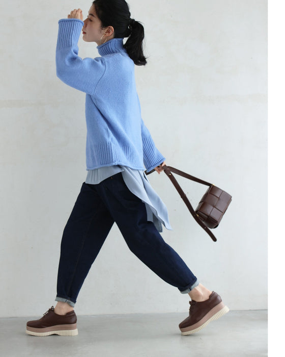 Stylish and comfortable, convenient platform sneakers