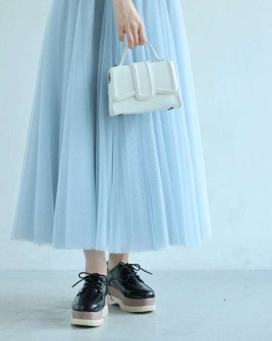 「エナメルver」おしゃれ×履き心地抜群 都合のいい 厚底スニーカー