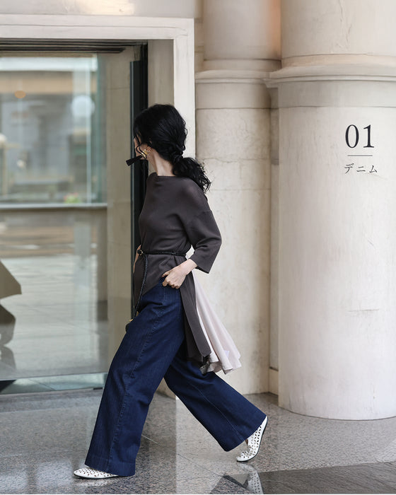 累計 1万枚以上売れた！ 瞬間スタイルアップ設計 アシメトップス