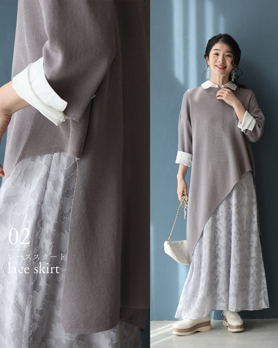 累計 1万枚以上売れた！ 瞬間スタイルアップ設計 アシメトップス