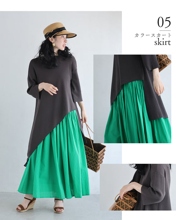 累計 1万枚以上売れた！ 瞬間スタイルアップ設計 アシメトップス