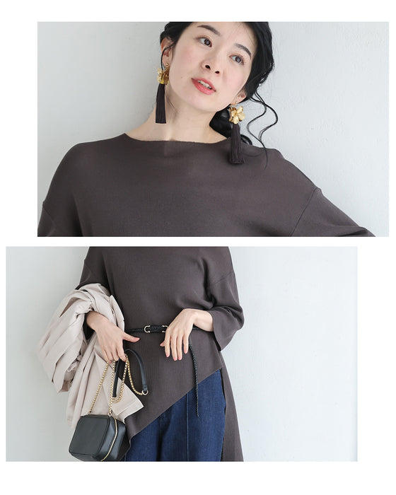 累計 1万枚以上売れた！ 瞬間スタイルアップ設計 アシメトップス