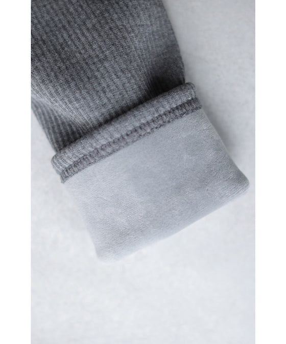 【セール商品返品交換不可】発熱ぽかぽか 驚暖裏フリースリブレギンス