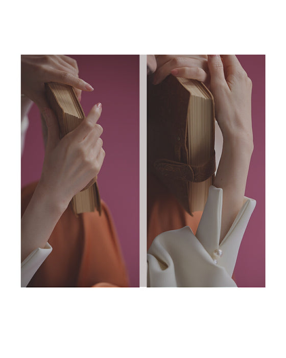 【コーデセット】日常に寄り添うエレガンス パールポワン袖 2点セット