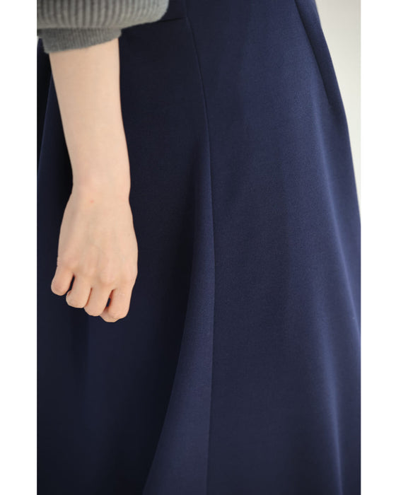 【CAWAII新春コーデセット】大人のスッキリ魅せが叶う！ポワン袖ニット＆サロペットスカート 2点セット