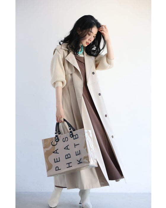 【CAWAII新春コーデセット】大人のスッキリ魅せが叶う！ポワン袖ニット＆サロペットスカート 2点セット