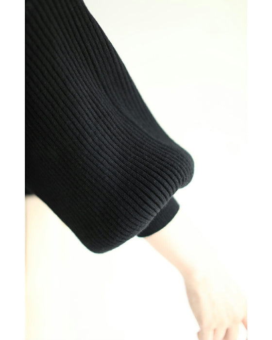 【CAWAII新春コーデセット】華やかポワン袖ニット & 才色兼備ジャガードスカート 2点セット