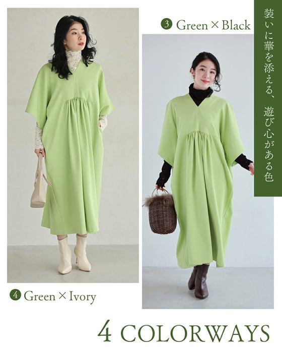 【コーデセット】年中使える ワンピ＆レースインナー