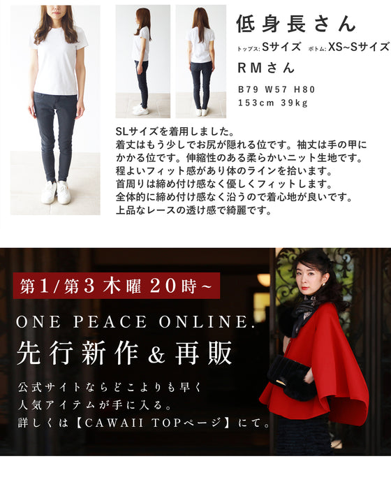 【一部予約商品】一度は着てみて欲しい格上げレースタートルネック