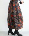 Wear nostalgia with this floral cocoon skirt