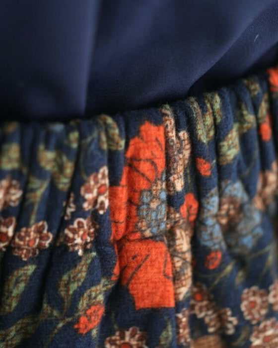 ノスタルジックを身に纏う。花柄コクーンスカート