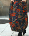 Wear nostalgia with this floral cocoon skirt
