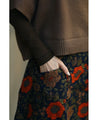 Wear nostalgia with this floral cocoon skirt