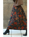 Wear nostalgia with this floral cocoon skirt