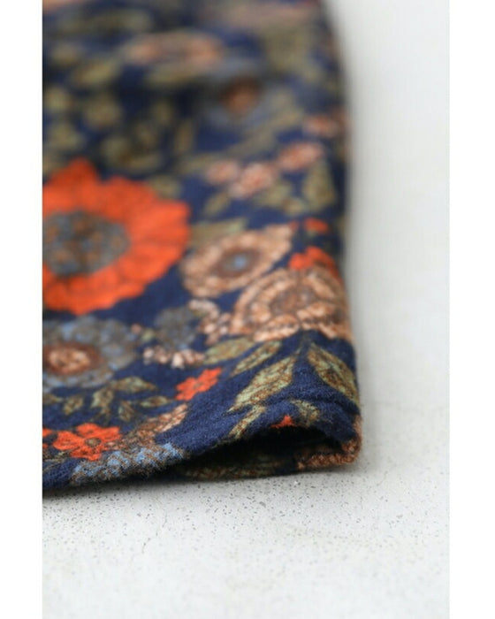 ノスタルジックを身に纏う。花柄コクーンスカート