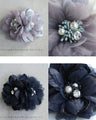Magnetic overlapping petal corsage