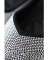 Soft and comfortable to wear. Flat pumps with dazzling rhinestones