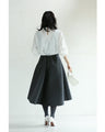 A-line midi skirt with sparkling jewels