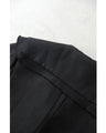 Traditional jacket with gold buttons and a sailor collar and shoulder pads