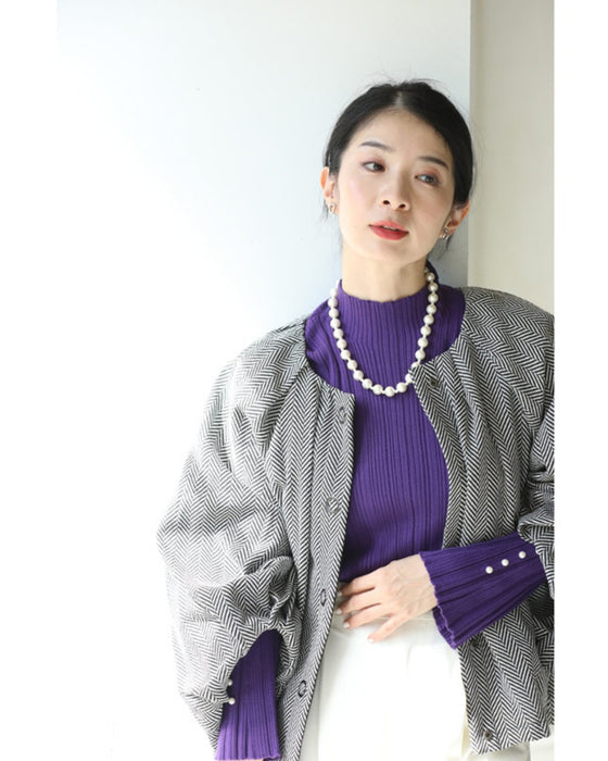 ゴージャスなボリュームパールネックレス2点セット