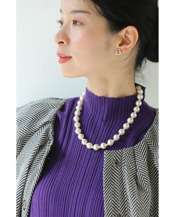 ゴージャスなボリュームパールネックレス2点セット