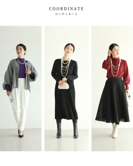 ゴージャスなボリュームパールネックレス2点セット