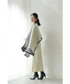【一部予約商品】アーバンなニットストールとロングワンピースの2点セット
