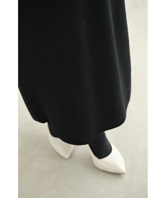 【一部予約商品】アーバンなニットストールとロングワンピースの2点セット