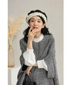 Rosette ribbon beret