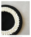 Rosette ribbon beret
